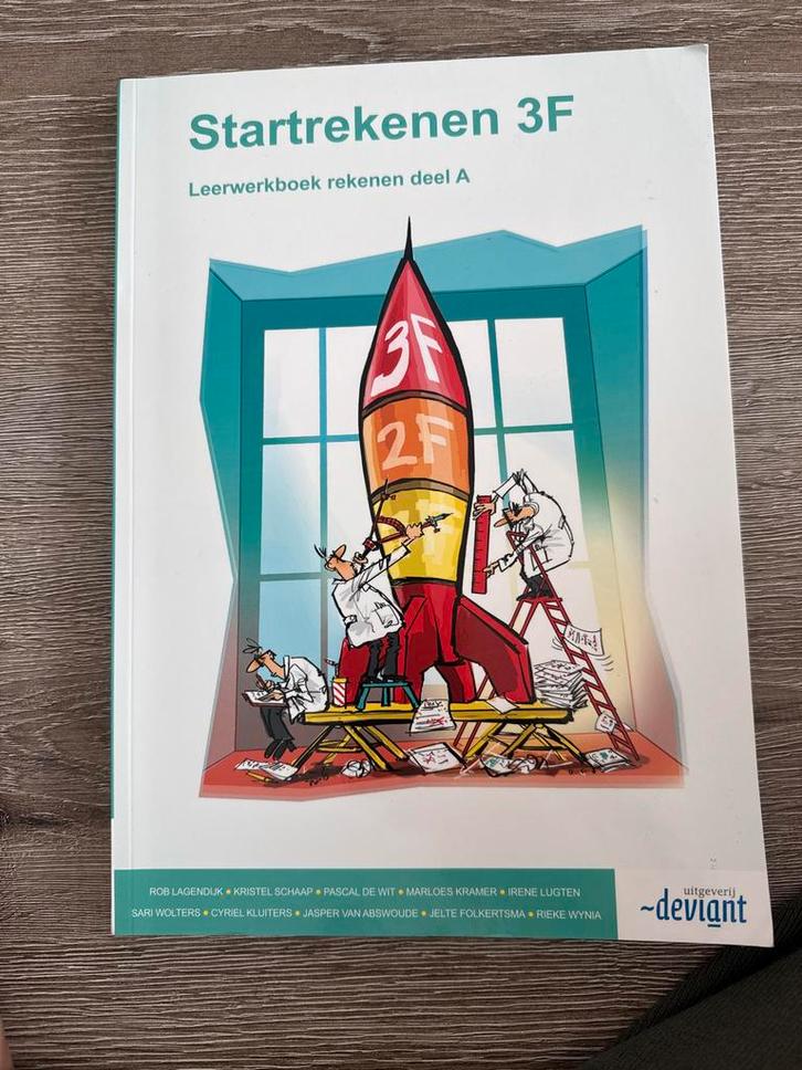 Startrekenen 3F Leerwerkboek Rekenen Deel A, Boeken, Schoolboeken, Zo goed als nieuw, Wiskunde A, VMBO, Ophalen of Verzenden