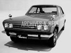 Nissan Datsun Bluebird 1800 SSS Coupe press foto, Verzenden, Nieuw, Auto's