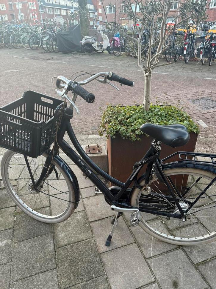 Cortina U5 Damesfiets - Donkerblauw, Fietsen en Brommers, Fietsen | Dames | Damesfietsen, Gebruikt, Overige merken, Versnellingen