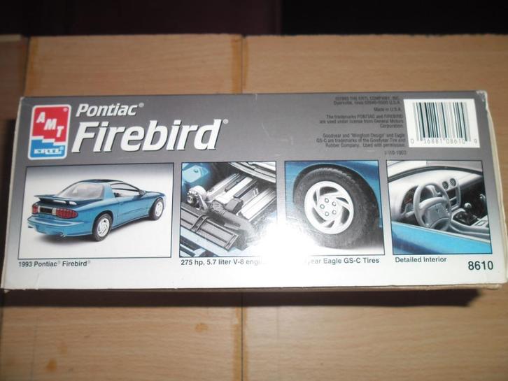 AMT / Pontiac  FIrebird, Hobby en Vrije tijd, Modelbouw | Auto's en Voertuigen, Nieuw, Auto, Groter dan 1:32, Overige merken, Ophalen of Verzenden