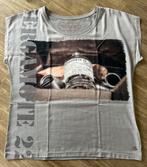 DiVidere dames shirt grijs met gave foto Maat XLL, Kleding | Dames, Maat 46/48 (XL) of groter, Ophalen of Verzenden, Zonder mouw