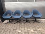 4x Artifort Shark stoelen in absolute nieuwstaat!, Ophalen, Luxe design, Blauw, Zo goed als nieuw