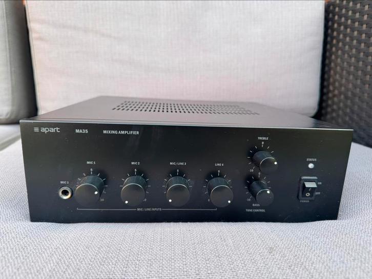 Apart MA35 Mengversterker – Professionele kwaliteit, Audio, Tv en Foto, Versterkers en Receivers, Zo goed als nieuw, Stereo, Overige merken