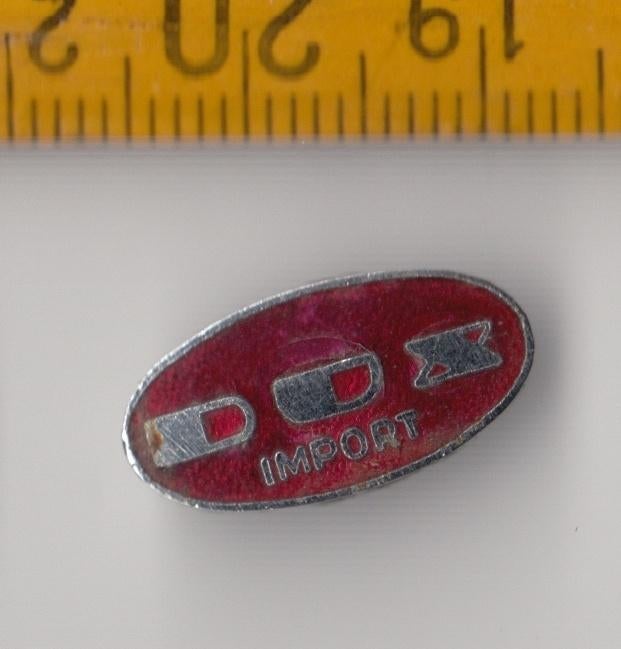 Dux import logo Radio embleem schildje Emaille B, Ophalen of Verzenden