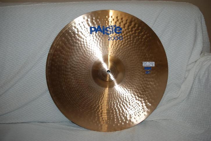 Paiste 2000 serie ride bekken in zeer goede staat 2398gr 20", Muziek en Instrumenten, Instrumenten | Onderdelen, Gebruikt, Drums of Percussie