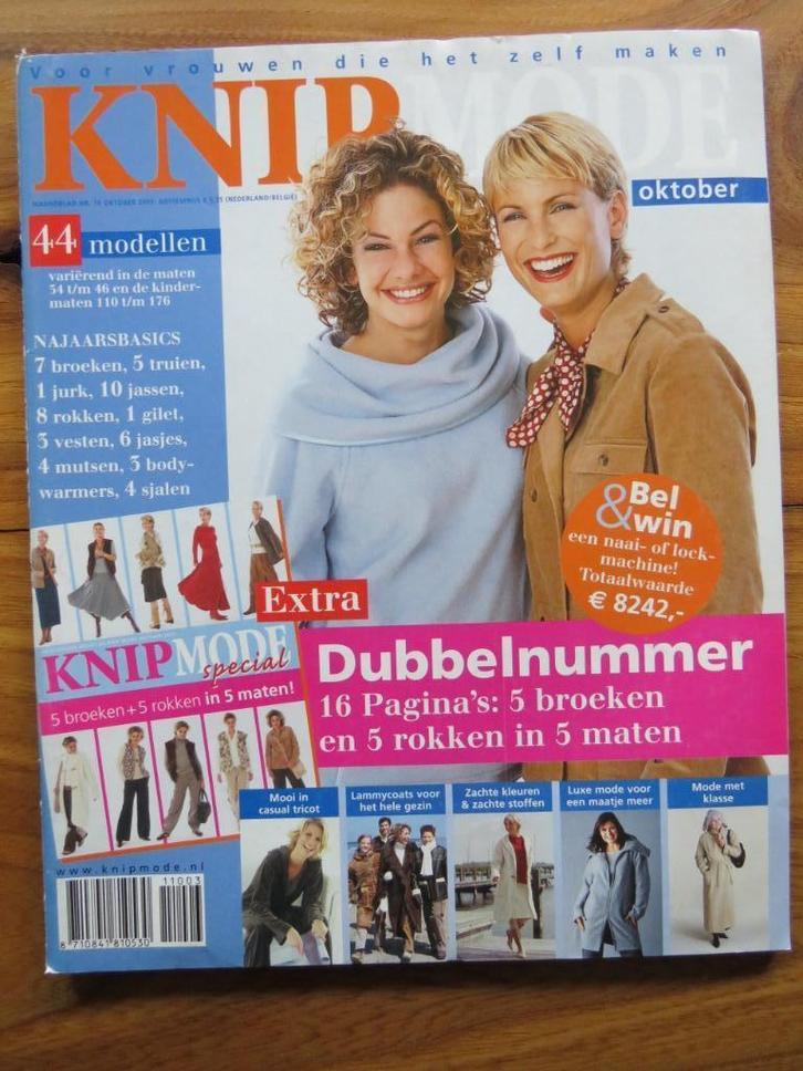 Knipmode oktober 2003 najaarsbasics met special rok en broek, Hobby en Vrije tijd, Kledingpatronen, Zo goed als nieuw, Vrouw, Knipmode