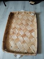 Vintage Riet Dienblad - Rivera Maison, Mand, Ophalen of Verzenden, Zo goed als nieuw, Riet