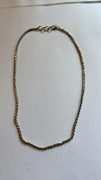 Ketting zilver met mooie schakel 43.5 cm lang gemerkt 925, Sieraden, Tassen en Uiterlijk, Antieke sieraden, Ophalen of Verzenden