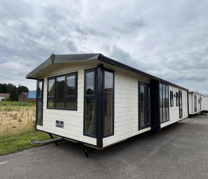 Maximus Chalet  Bj 2013, 2 slpk , dubbel glas , € 22.500, Caravans en Kamperen, Stacaravans, tot en met 4, Ophalen