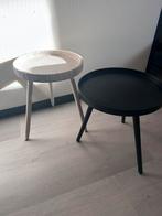 Tafeltjes, Huis en Inrichting, Minder dan 55 cm, Rond, Zo goed als nieuw, Ophalen