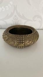 Vintage messing armband schaaltje - asbak - decoratie, Antiek en Kunst, Antiek | Koper en Brons, Ophalen of Verzenden