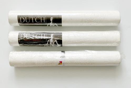 3x vliesbehangrollen | Dutch Wallcoverings 10,05 x 0,53 m, Huis en Inrichting, Stoffering | Behang, Wit, 10 tot 25 m², Ophalen