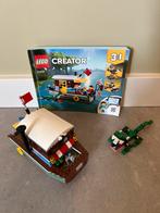 Lego creator woonboot aan de rivier 31093, Kinderen en Baby's, Speelgoed | Duplo en Lego, Ophalen of Verzenden, Zo goed als nieuw