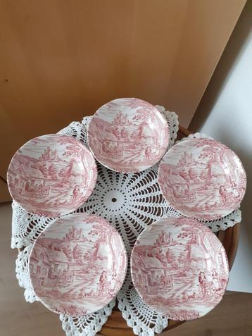 Wedgwood compoteschaaltjes roze *eureka beschikbaar voor biedingen
