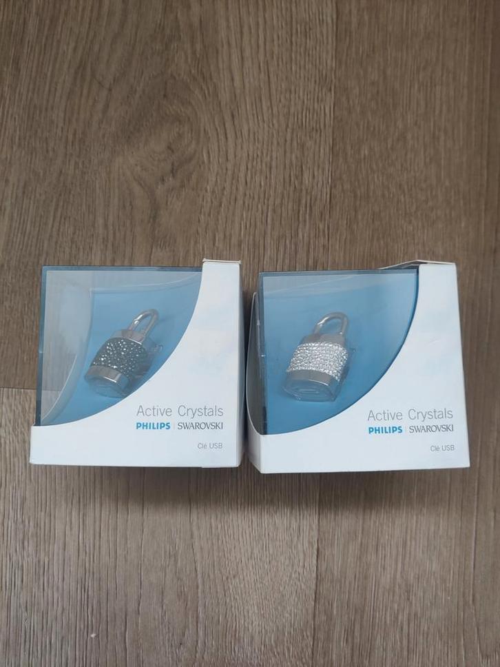 2Philips Swarovski Active Crystals USB Stick, Computers en Software, USB Sticks, Zo goed als nieuw, 1 GB of minder, Ophalen of Verzenden