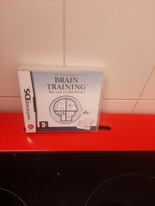 Nintendo DS brain training spel te koop!, Spelcomputers en Games, Games | Nintendo DS, Gebruikt, Puzzel en Educatief, 1 speler