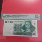 1000 gulden biljet² Spinoza uit 1972 in AUNC Gekeurd 53, Ophalen of Verzenden, 1000 gulden, Los biljet