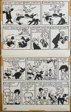 Originele tekening Jommeke - De Witte Bolhoed 1970 - Jef Nys, Europa, Ophalen, Gelezen, Eén comic