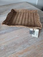 Riviera Maison rustic rattan dienblad/ 30 x 30 cm, Huis en Inrichting, Woonaccessoires | Dienbladen, Ophalen of Verzenden, Zo goed als nieuw