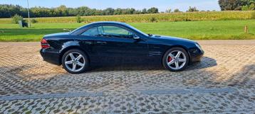 Mercedes SL350 2003 Zwart beschikbaar voor biedingen