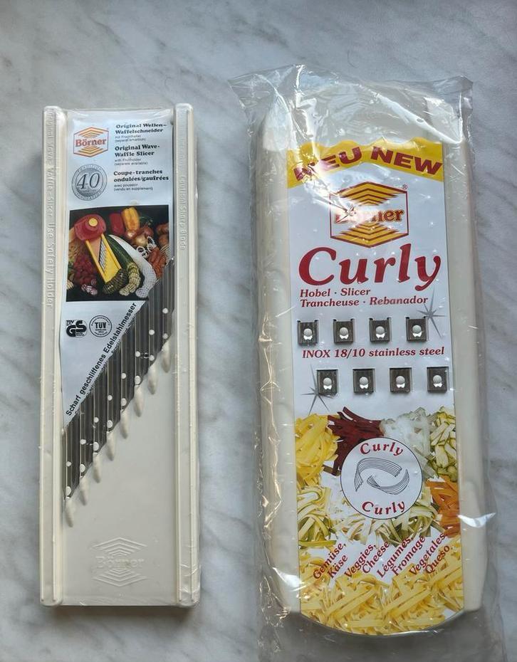 Nieuwe Börner Wafelsnijder & Curly Slicer, Huis en Inrichting, Keuken | Keukenbenodigdheden, Nieuw, Verzenden