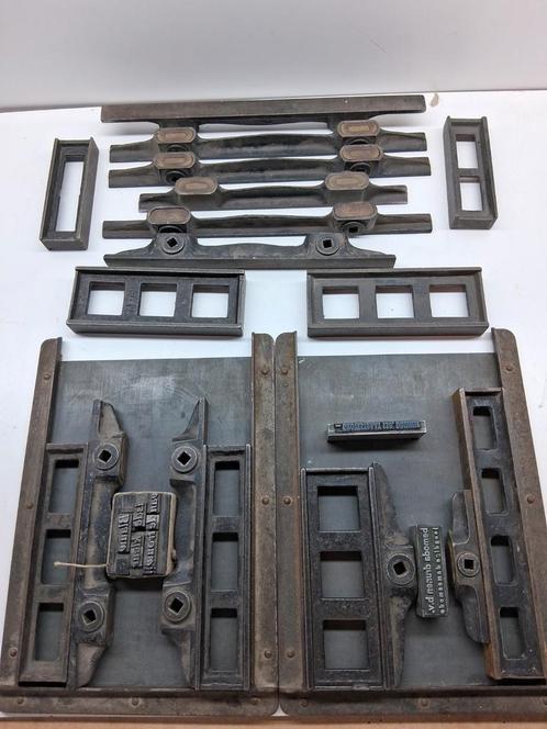 Zet platen + gereedschap Zie beschrijving, Antiek en Kunst, Antiek | Gereedschap en Instrumenten, Ophalen of Verzenden