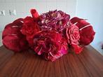 Boeketje rode kunstbloemen, Huis en Inrichting, Ophalen of Verzenden, Zo goed als nieuw