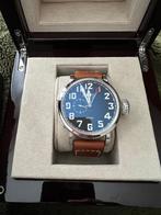 Pilot Watch Zenith type 20 nog met garantie, Overige merken, Staal, Zo goed als nieuw, Leer