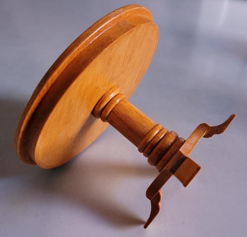 Tafel hout Biedermeier stijl – Mini Mundus, Verzamelen, Poppenhuizen en Toebehoren, Zo goed als nieuw, Poppenhuis, Ophalen of Verzenden