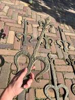 Antieke Smeedijzeren Deurbeslag (6 stuks), Ophalen of Verzenden