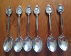 6 verzilverde lepeltjes van Juliana, Verzamelen, Koninklijk Huis en Royalty, Ophalen of Verzenden, Zo goed als nieuw, Nederland