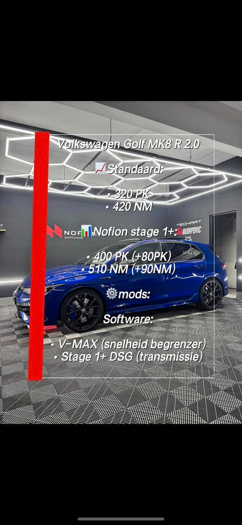 Chiptuning Stage 1+ (2), €200,- DSG, OPF, Downpipe, uitlaten, Auto diversen, Tuning en Styling, Ophalen of Verzenden