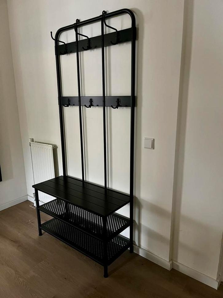 IKEA PINNIG kapstok zwart, Huis en Inrichting, Woonaccessoires | Kapstokken, Zo goed als nieuw, Wandkapstok, Minder dan 100 cm