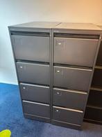 2x Ahrend grijze dossierkast archiefkast, Huis en Inrichting, Kasten | Roldeurkasten en Archiefkasten, Zo goed als nieuw, Minder dan 100 cm