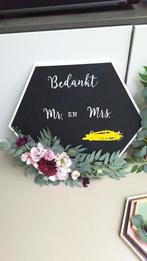 Dankbord bruiloft, Ophalen, Zo goed als nieuw, Geboorte of Huwelijk
