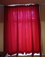 Felrood handgemaakt gordijn, 170 x 300, Ophalen, Gebruikt, 150 tot 200 cm, 200 cm of meer