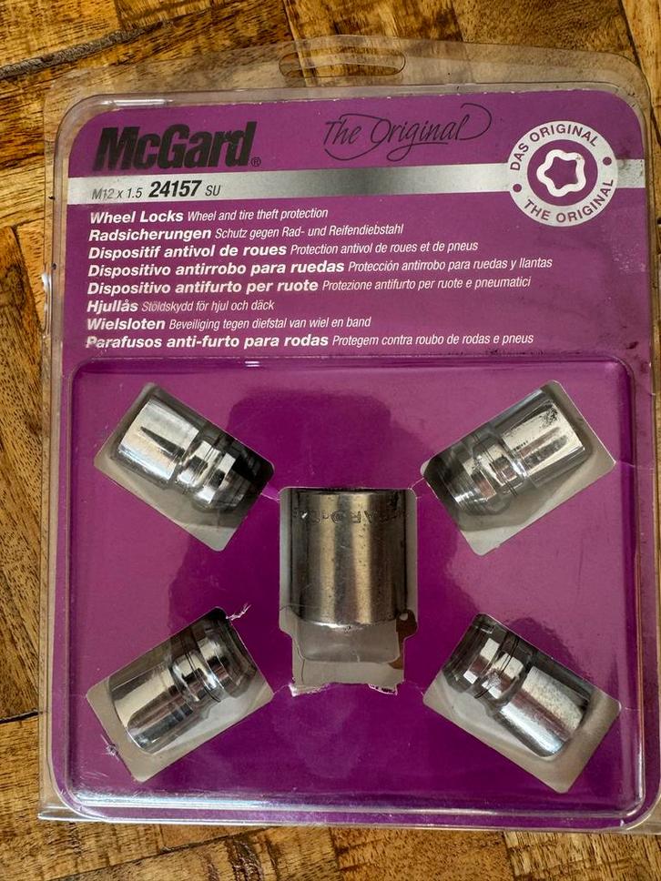Anti diefstal moeren voor Lichtmetalen Velgen - McGard, Auto-onderdelen, Besturing, Universele onderdelen, Gebruikt, Ophalen