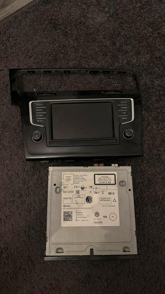 Origineel Volkswagen Golf 7 GTE 2016 Infotainment Set, Auto diversen, Autoradio's, Zo goed als nieuw, Ophalen of Verzenden