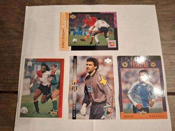 Upper deck voetbalplaatjes jaren 90 beschikbaar voor biedingen