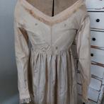 Antiek antieke oud oud jurk regency 1830 jurkje zijde zijden, Antiek en Kunst, Ophalen of Verzenden