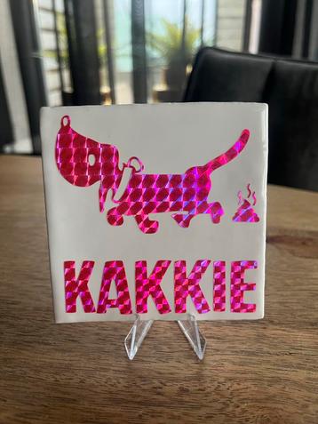 Tegeltje Kakkie - beschikbaar voor biedingen