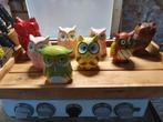 Uilen beeldjes en Uilen spaarpotten...., Verzamelen, Spaarpotten, Ophalen of Verzenden, Zo goed als nieuw, Steen, Aardewerk of Keramiek