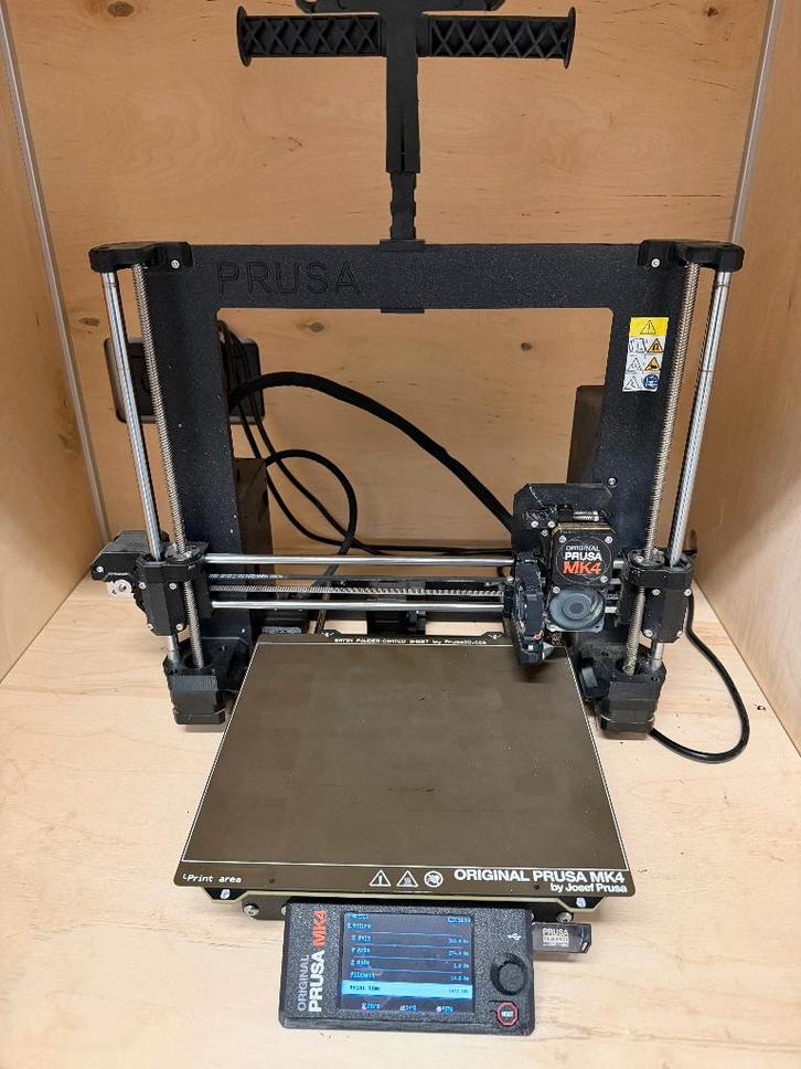 2 stuks Prusa MK4 3d printer, Computers en Software, 3D Printers, Gebruikt, Ophalen