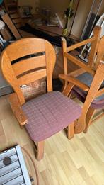 Eetkamerstoelen, Ophalen, Hout, Gebruikt, Bruin