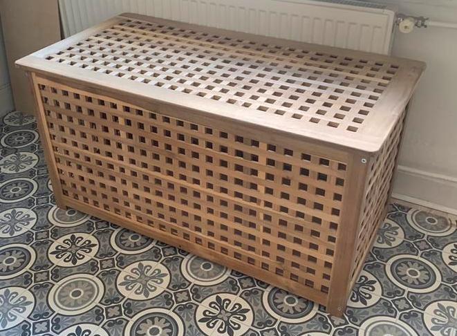 HOL Kist of bijzettafel met opbergruimte, Huis en Inrichting, Woonaccessoires | Kisten, Gebruikt, 50 tot 75 cm, 50 tot 75 cm, 50 tot 100 cm
