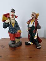 Twee Clowns 30/35 cm, Ophalen, Zo goed als nieuw, Mens