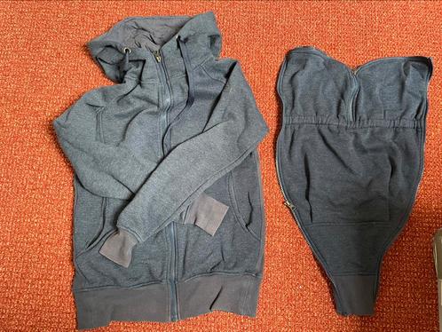 Vest zwangerschap & over draagzak maat xs, Kleding | Dames, Positiekleding, Gedragen, Trui of Vest, Maat 34 (XS) of kleiner, Blauw