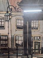 Kunstwerkje Middelburg, J. Melse, Antiek en Kunst, Kunst | Etsen en Gravures, Ophalen of Verzenden