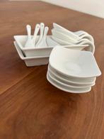 Amuseset 4 personen, Huis en Inrichting, Keuken | Servies, Overige typen, Ophalen of Verzenden, Zo goed als nieuw, Effen