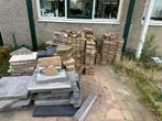 Gratis op te halen - tegels en keien, Tuin en Terras, Tegels en Klinkers, Ophalen, Gebruikt, Beton, Terrastegels